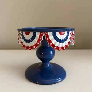 Bath and Body Works BBW 4th of July Pedestal candle holder